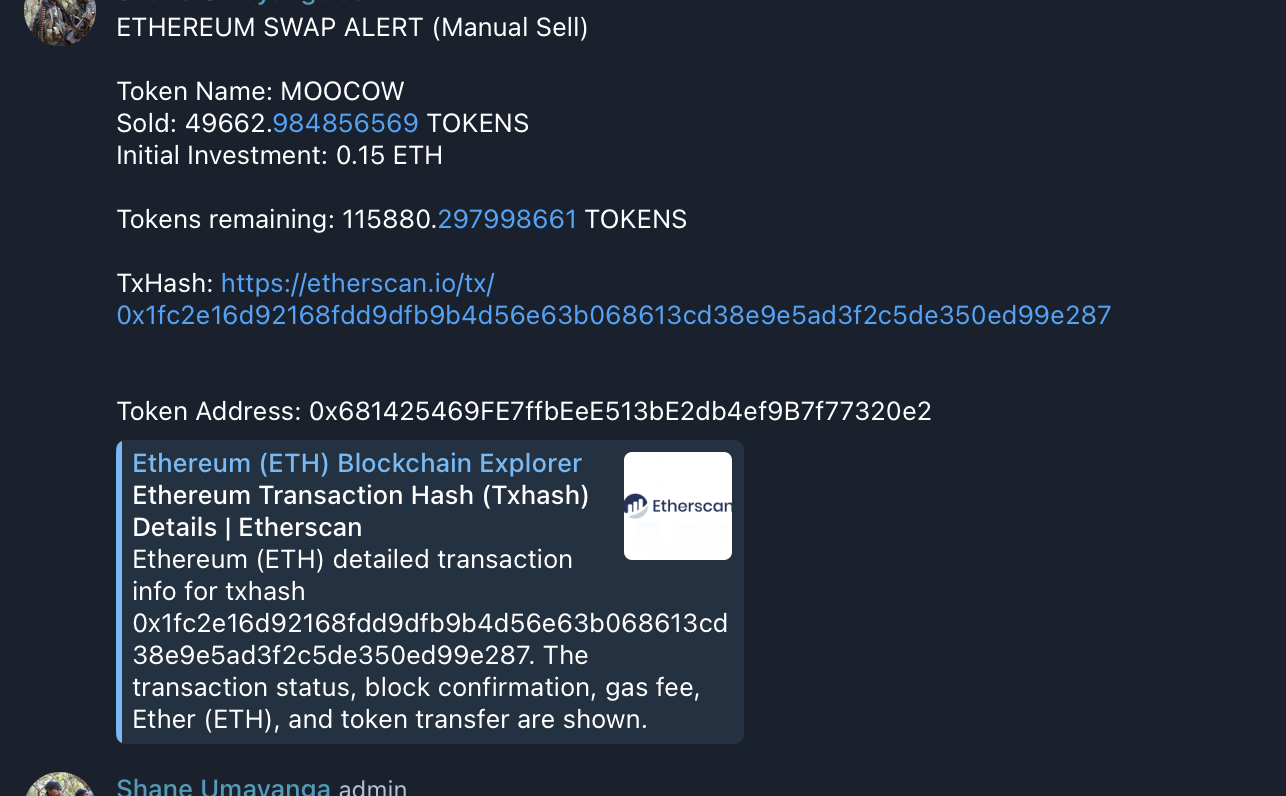 Transaction Tracking