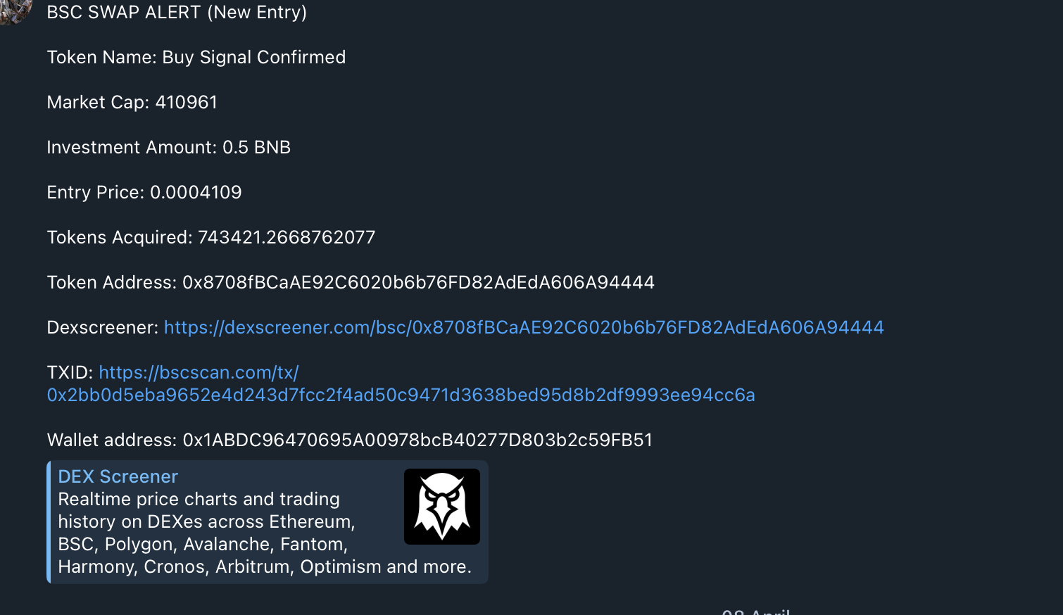 BSC Network Integration